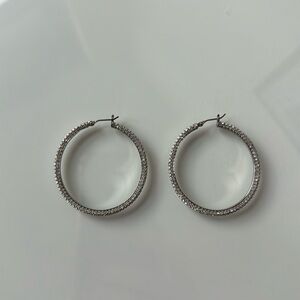RALPH LAUREN - Crystal Hoop Earrings